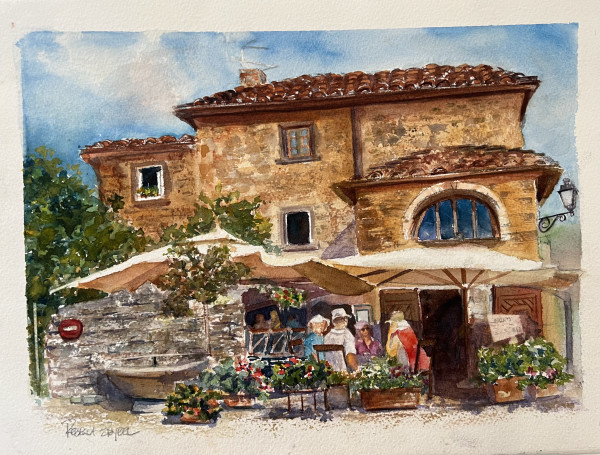 Tuscan Cafe by Rebecca Zdybel