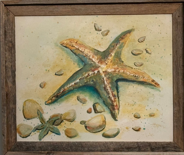Starfish on the Seashore by Rebecca Zdybel