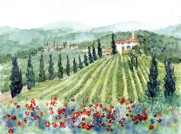 Italian Idyll by Rebecca Zdybel