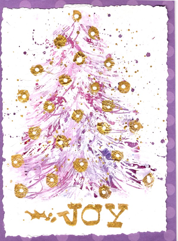 Joy Christmas Tree by Rebecca Zdybel