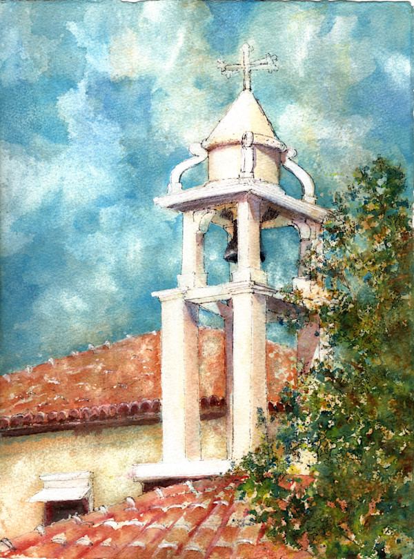 Molyvos Bell Tower by Rebecca Zdybel