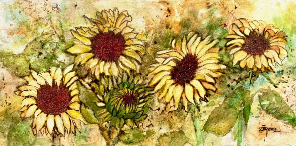 Sunflowers for Claire by Rebecca Zdybel