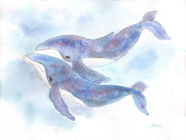 Whale Buddies by Rebecca Zdybel, Image 1.