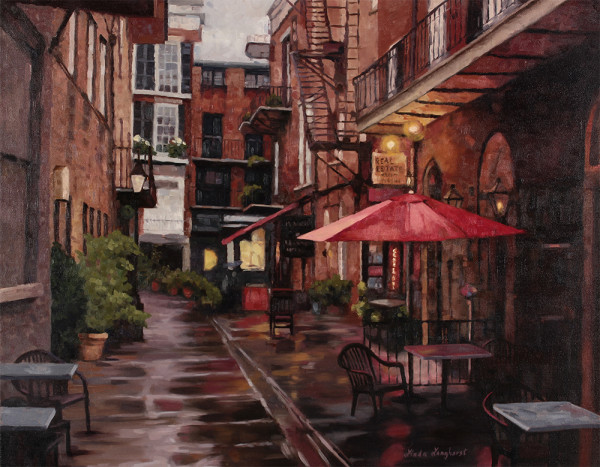 Rainy  Day Cafe by Linda Langhorst