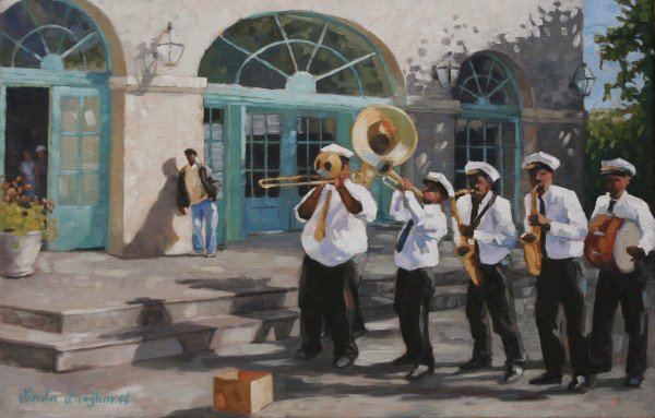 Street Band In The Morning by Linda Langhorst