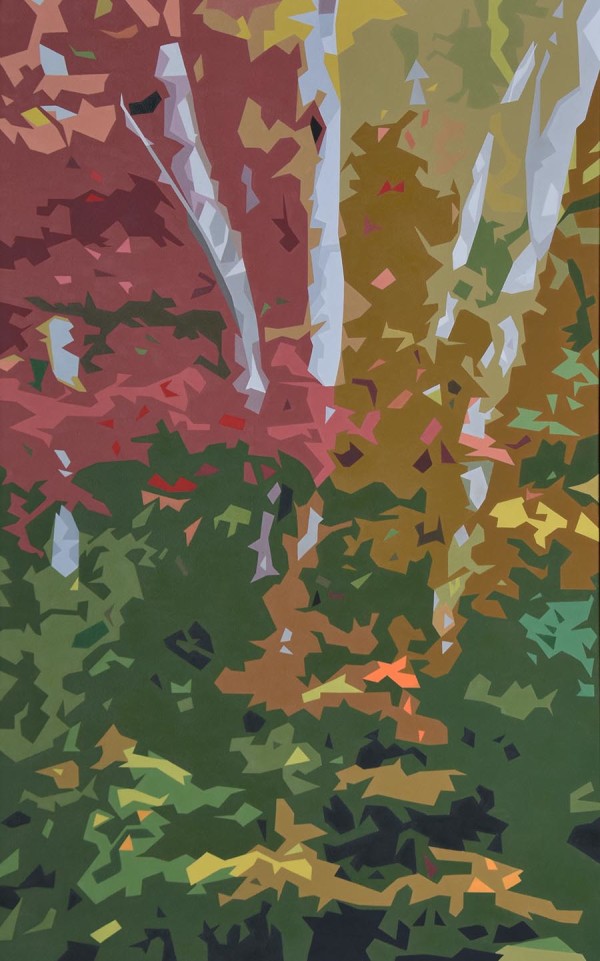 Birches in Autumn No. 1 by Valerie Timmons