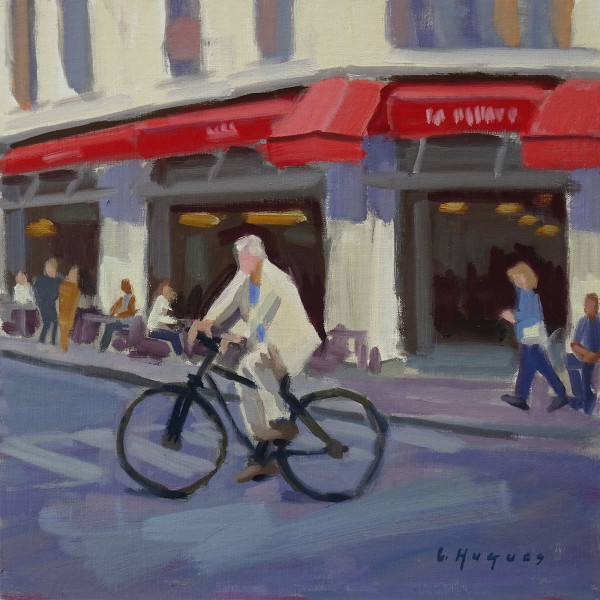Elegant Biker by Linda Hugues