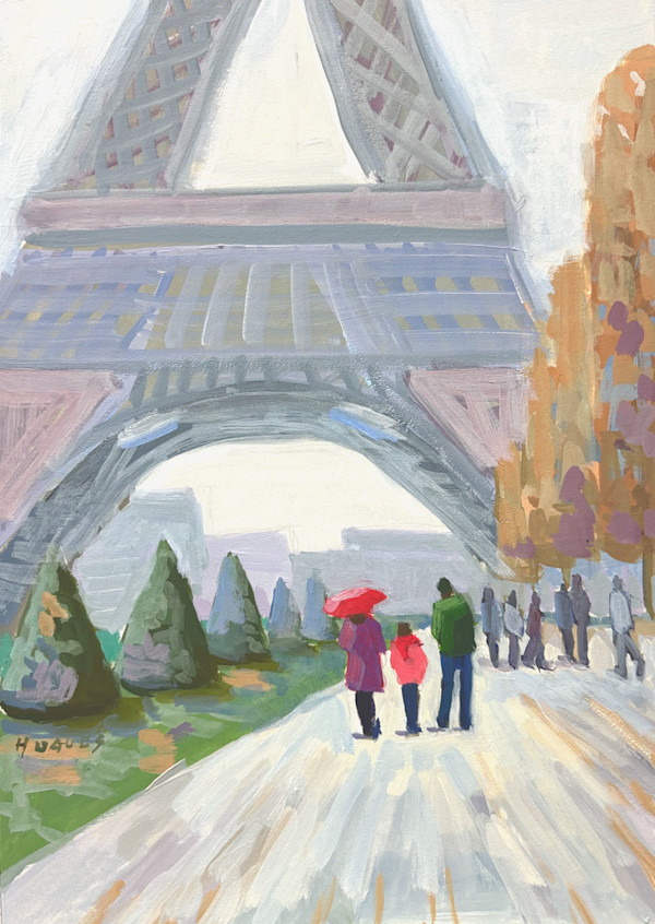 Paris in the Snow by Linda Hugues