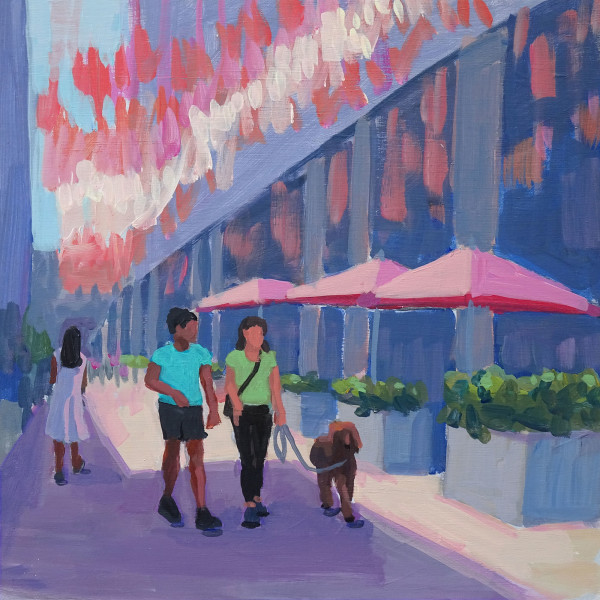 Pink Canopy by Linda Hugues