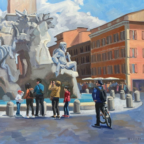Bernini's Masterpiece - Rome by Linda Hugues
