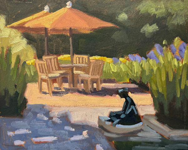 Peaceful Garden - Tecate, Mexico by Linda Hugues