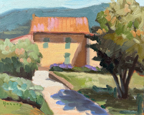 Provence Haven - Lacoste, France by Linda Hugues