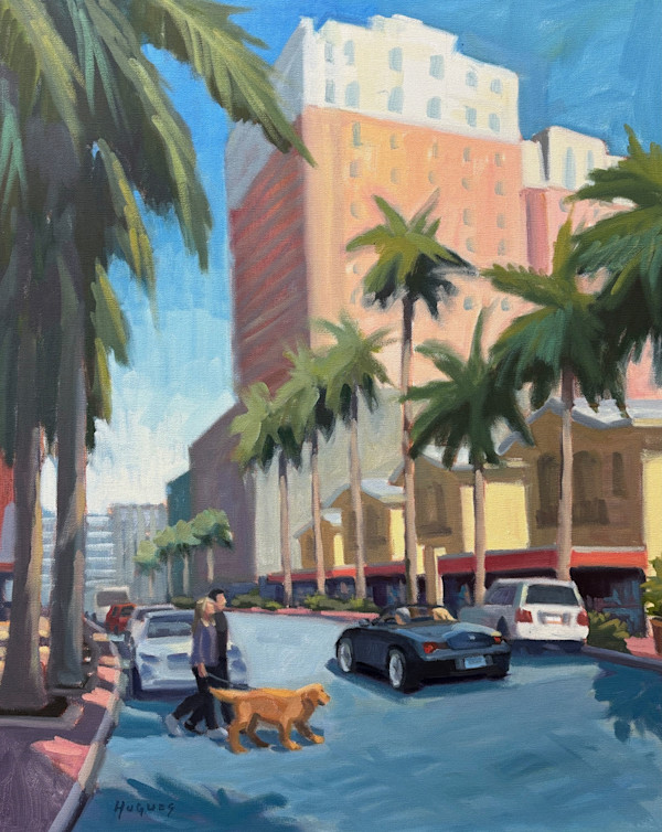 Cruising Downtown - Sarasota, FL by Linda Hugues