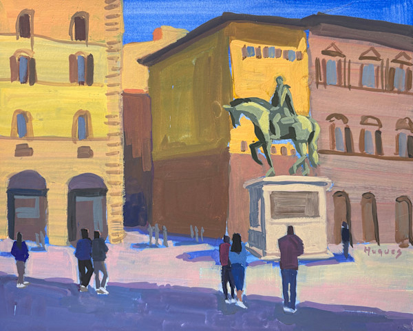 Medici Hero - Florence, Italy by Linda Hugues