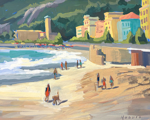 Monterosso Beach - Cinque Terre, Italy by Linda Hugues
