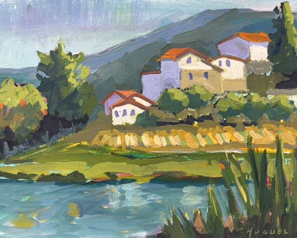 Lakeside Village - Monte San Martino, Marche, Italy by Linda Hugues, Image 2.