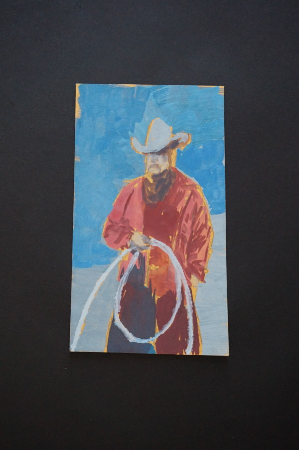 Cowboy with Rope by Eric Jones