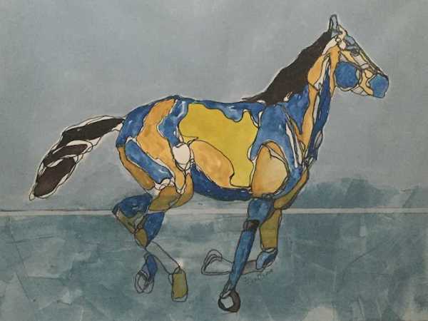 Running Horse by Eric Jones