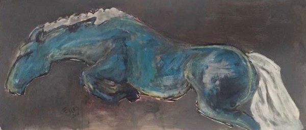 Blue Horse by Eric Jones