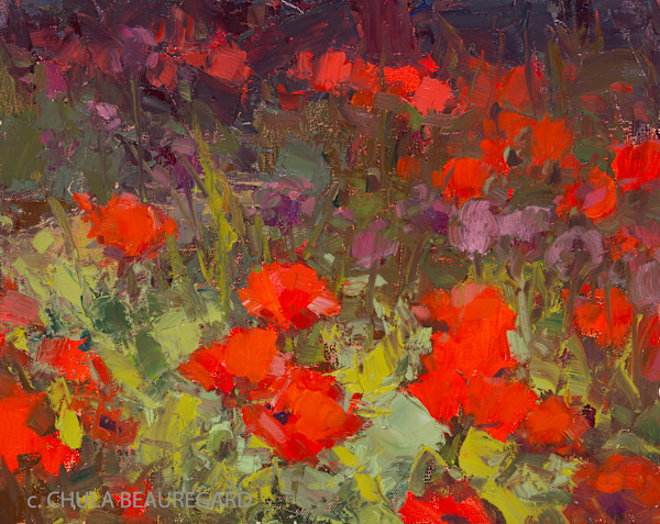 Dancing Poppies by Chula Beauregard