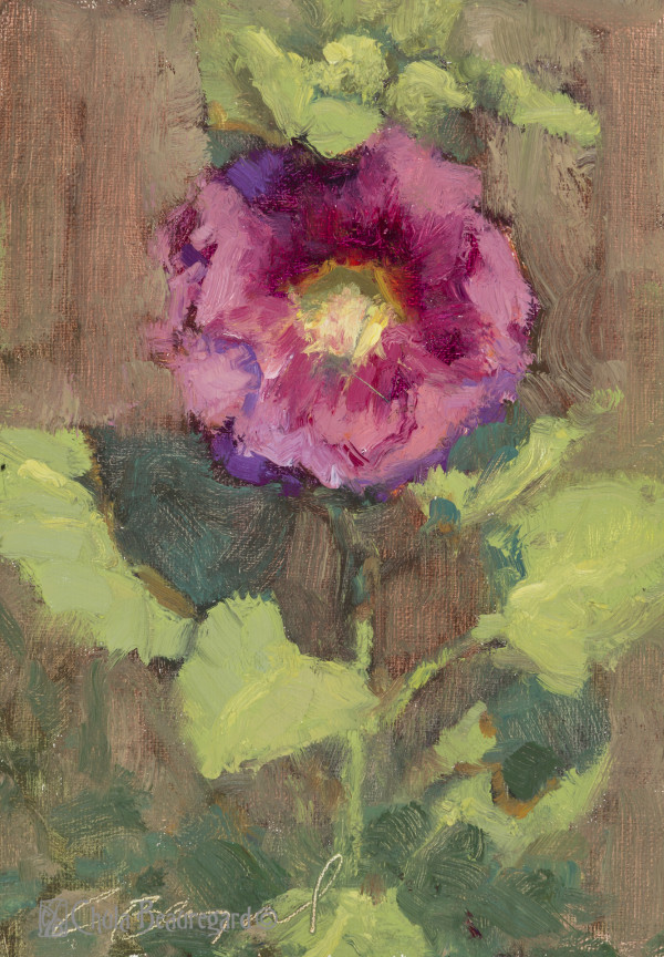 Hollyhock by Chula Beauregard