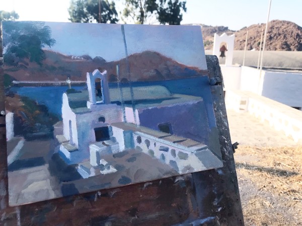 Transformation of the Saviour. Patmos. Greece. by Alan Lancaster