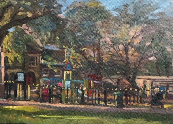 Childrens Park. West Hampstead. Hampstead. London by Alan Lancaster