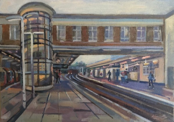 East Finchley Tube Station. London. Studio Version by Alan Lancaster