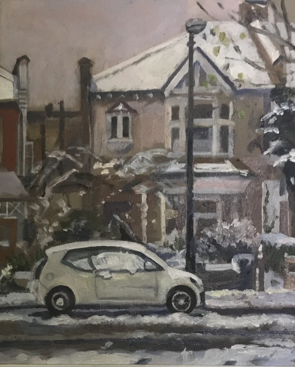 Snow Scene Farrer Road by Alan Lancaster