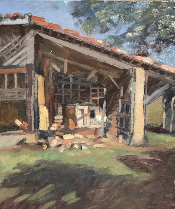 French Barn, Cizos by Alan Lancaster
