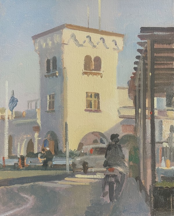 The Customs House, Close Up. Patmos, Greece by Alan Lancaster