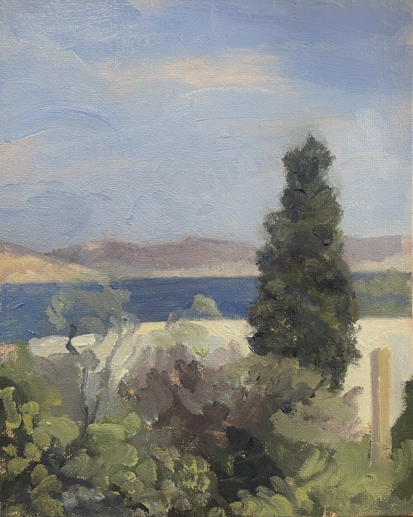 View Towards the Sea, Patmos, Greece by Alan Lancaster