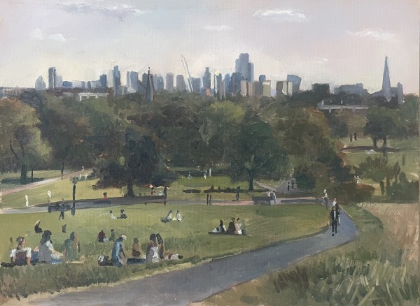 An Even Hotter Sunday on the Hill. Primrose Hill. London by Alan Lancaster