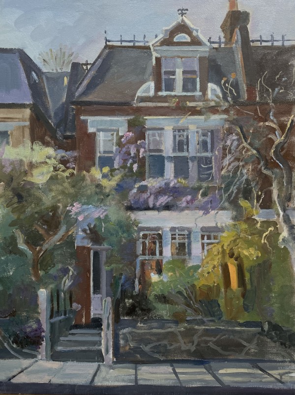 House with Wisteria, Whitehall Park by Alan Lancaster
