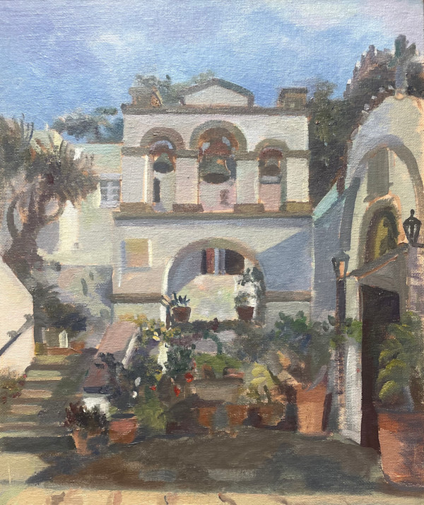 Panagia Diasozousa, Chora, Patmos, Greece. by Alan Lancaster
