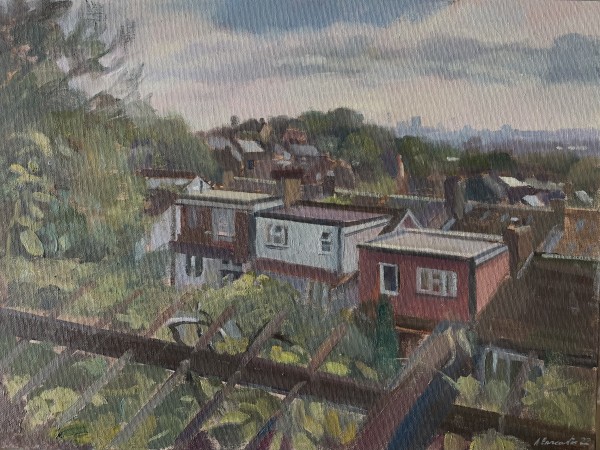 May Morning, Parkland Walk, Muswell Hill by Alan Lancaster