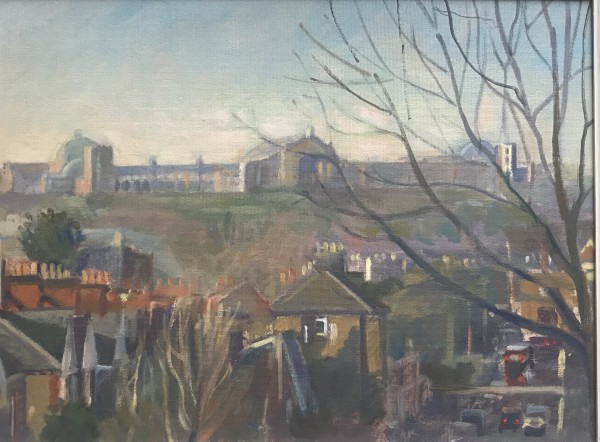 Alexandra Palace from Ferme Park Road. Crouch End. London by Alan Lancaster