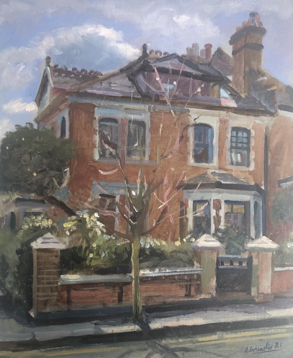 Corner House Crouch Hall Road. Crouch End. London by Alan Lancaster