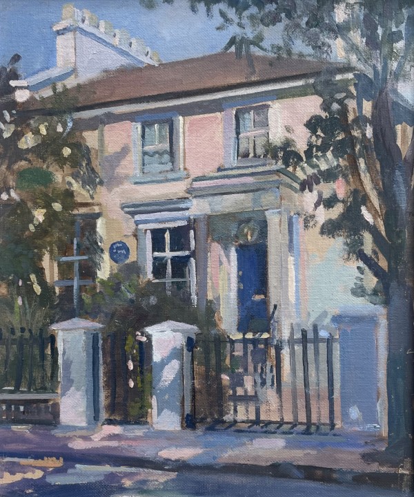 House with Blue Plaque, Clifton Hill. St Johns Wood, London by Alan Lancaster