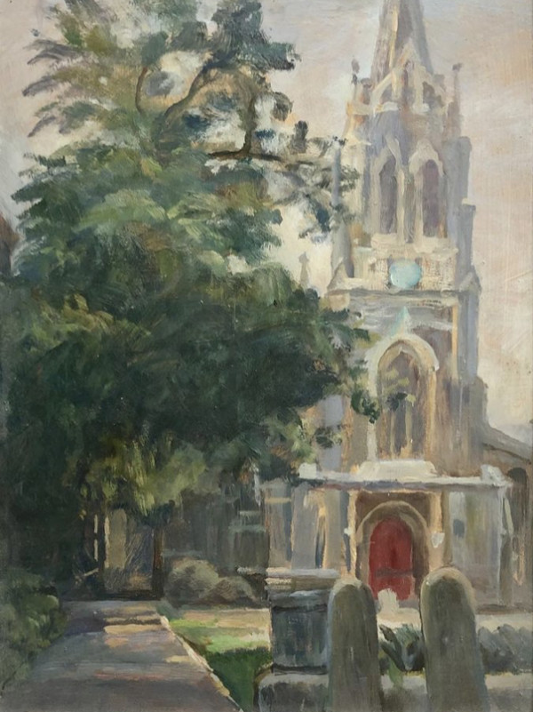 St Michaels Church Highgate. London by Alan Lancaster