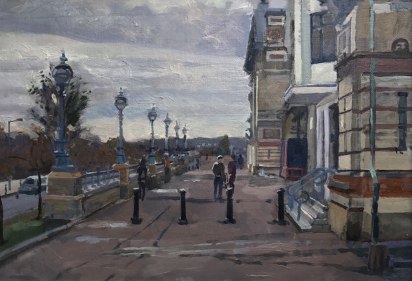 Alexandra Palace, Turning to Dusk. Muswell Hill. London by Alan Lancaster