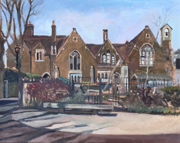 St Michaels School Highgate (AVAILABLE AS A PRINT) by Alan Lancaster