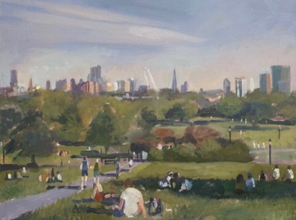 Summer Sun, Primrose Hill. London by Alan Lancaster