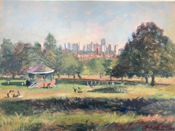 Parliament Hill Bandstand. Hampstead. London by Alan Lancaster