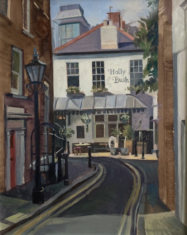Summer Sun, The Holly Bush, Hampstead. London by Alan Lancaster