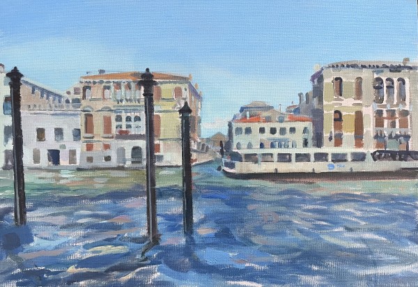 View from the Ca Pesaro, Venice by Alan Lancaster
