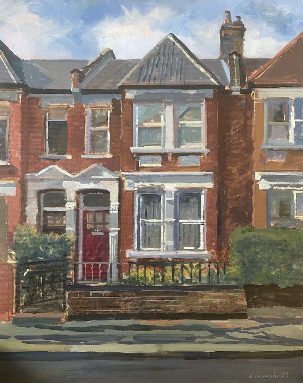 Red Brick House, Weston Park, Crouch End. London by Alan Lancaster