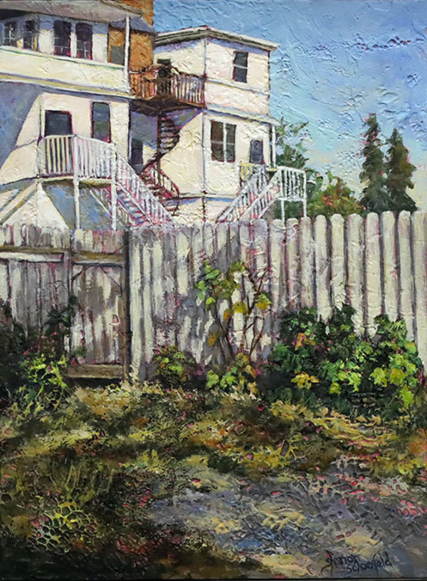 Behind the Arrand Block by Sharron Schoenfeld