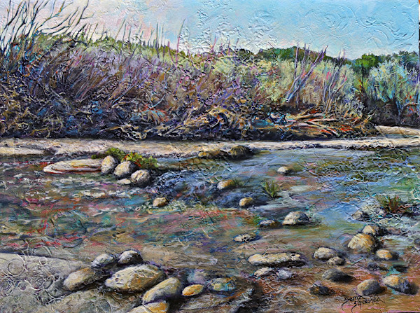 Creek at Camp Shekinah by Sharron Schoenfeld