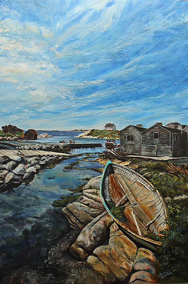 High and Dry, Peggy's Cove by Sharron Schoenfeld
